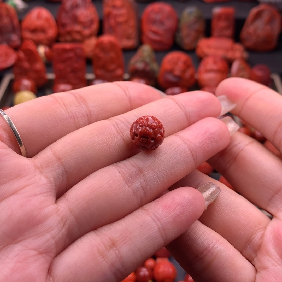 南红玛瑙南红川料精工貔貅11.2mm未镶嵌j****a