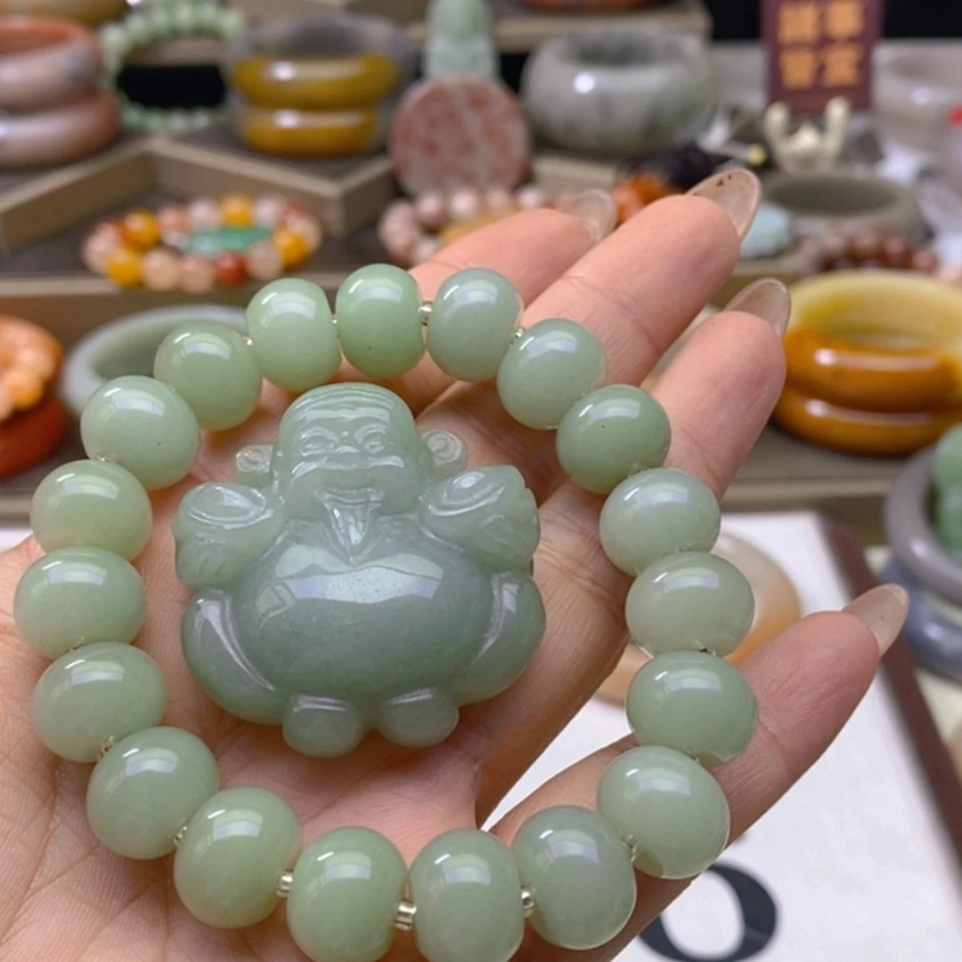 【闪购商品】未镶嵌手镯石英岩玉小*粥
