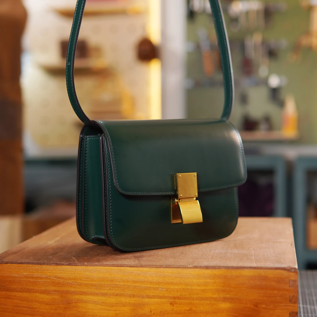 【丹姐】box皮真皮女士时尚百搭女包-豆腐