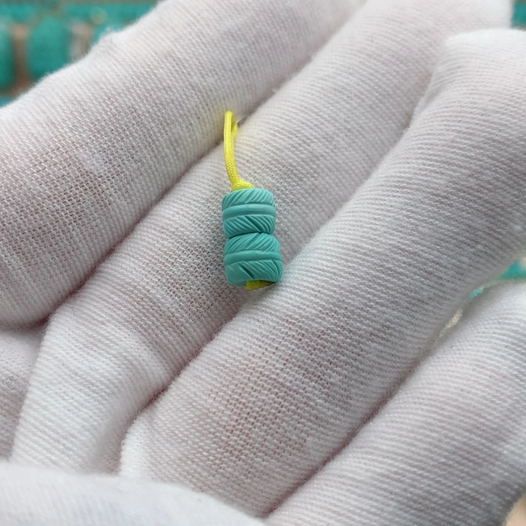 绿松石未镶嵌珠宝奇石6.3mm