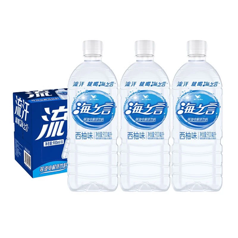 海之言/900ml大瓶西柚/柠檬味/电解质饮料
