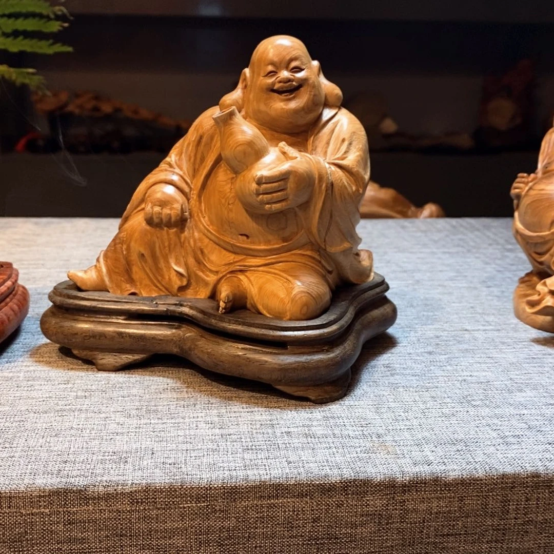 柏木姣崖柏弥勒香炉陈化