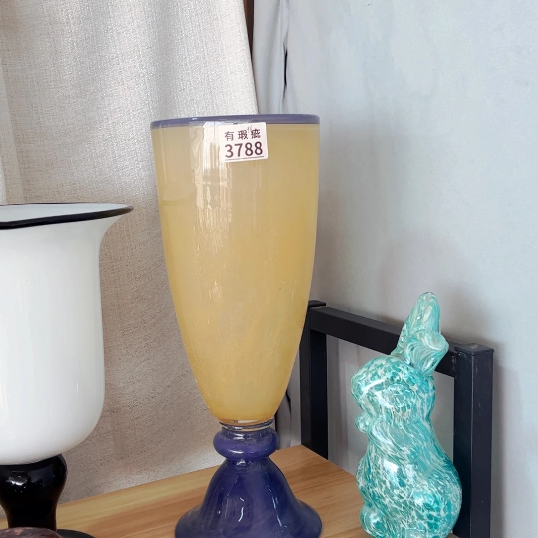 琉璃3788微瑕高38 花瓶摆件