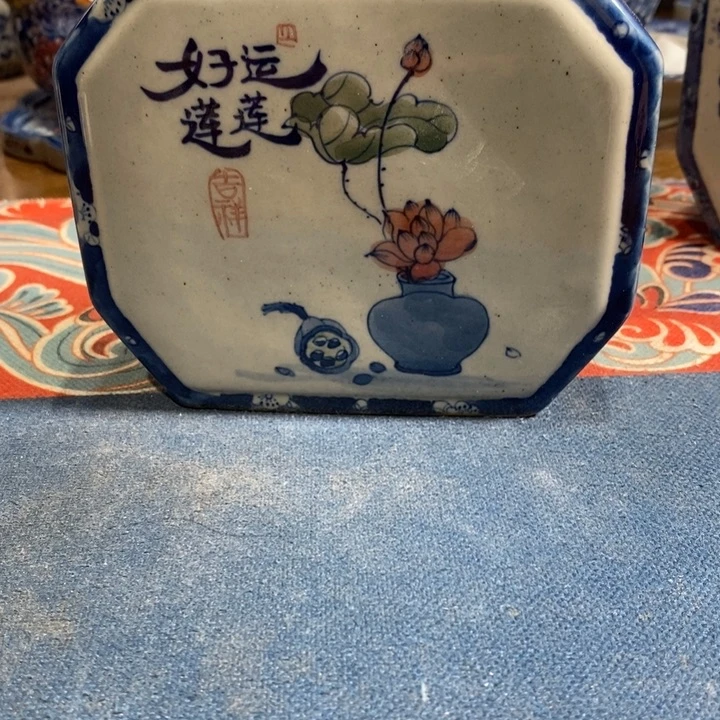 青花瓷景德镇手绘清贡花插