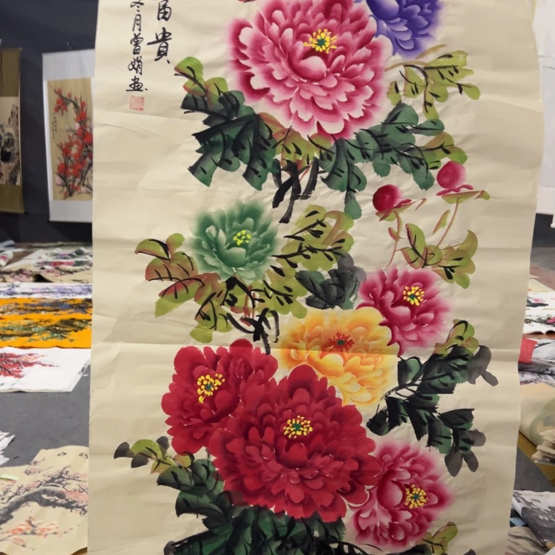 国画国画作品画心一张