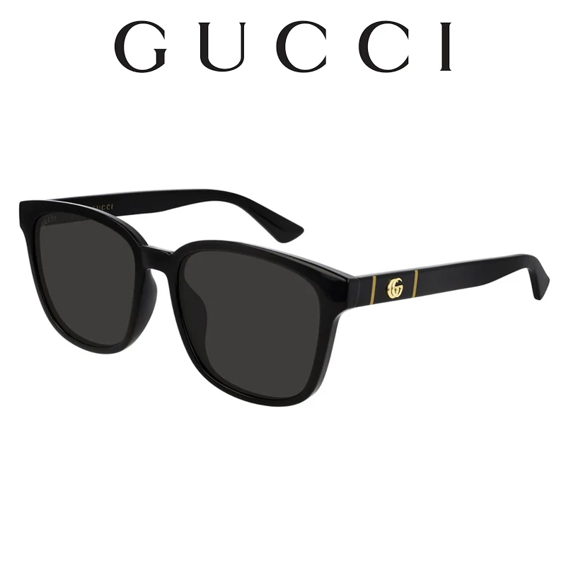 GUCCI/古驰男女同款矩形防晒遮阳高级墨镜GG0637SK-001