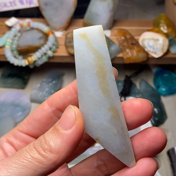 翡翠未镶嵌颈饰天然