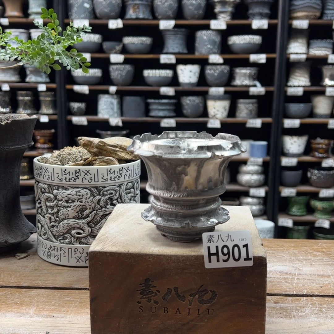 素八九陶瓷内口9.5高9.5