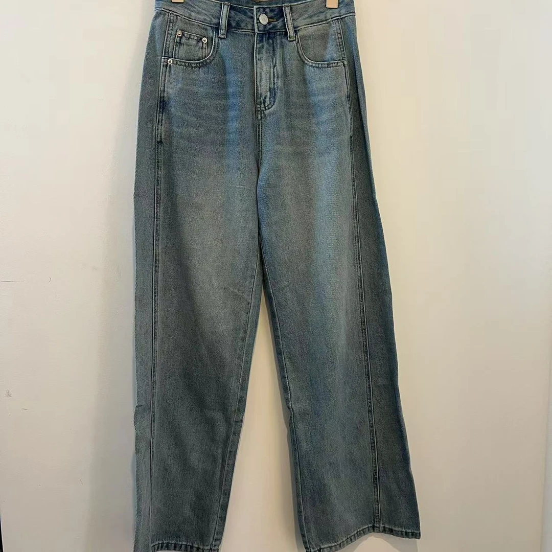 【花花花】侧宽缝喇裤