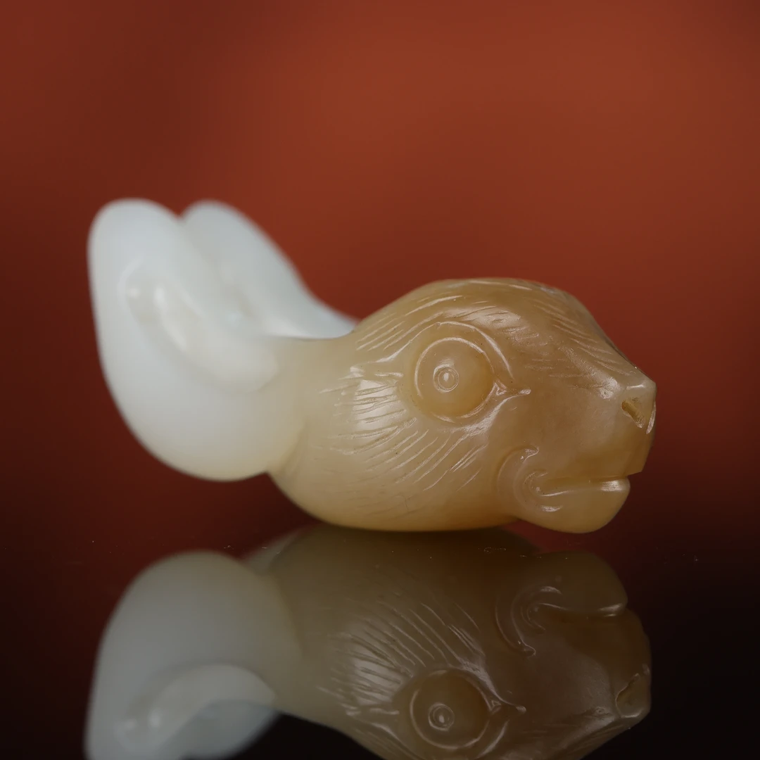 rl和田玉糖白玉玉兔挂坠2509220870