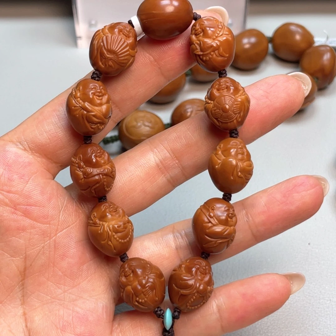 橄榄核吊坠十小弥勒