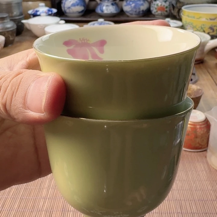 青花瓷器杯子茶具