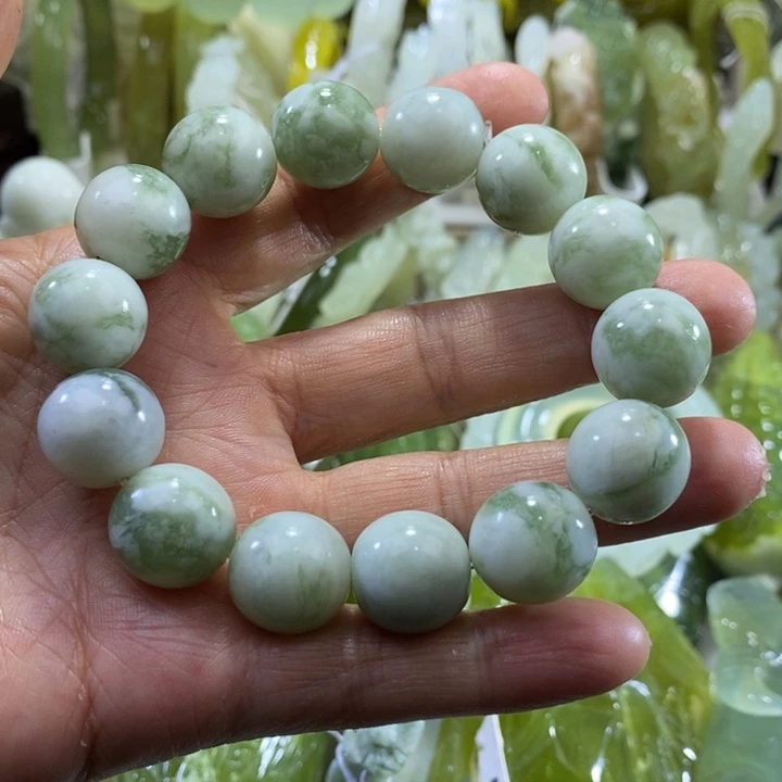 岫玉未镶嵌岫玉手链