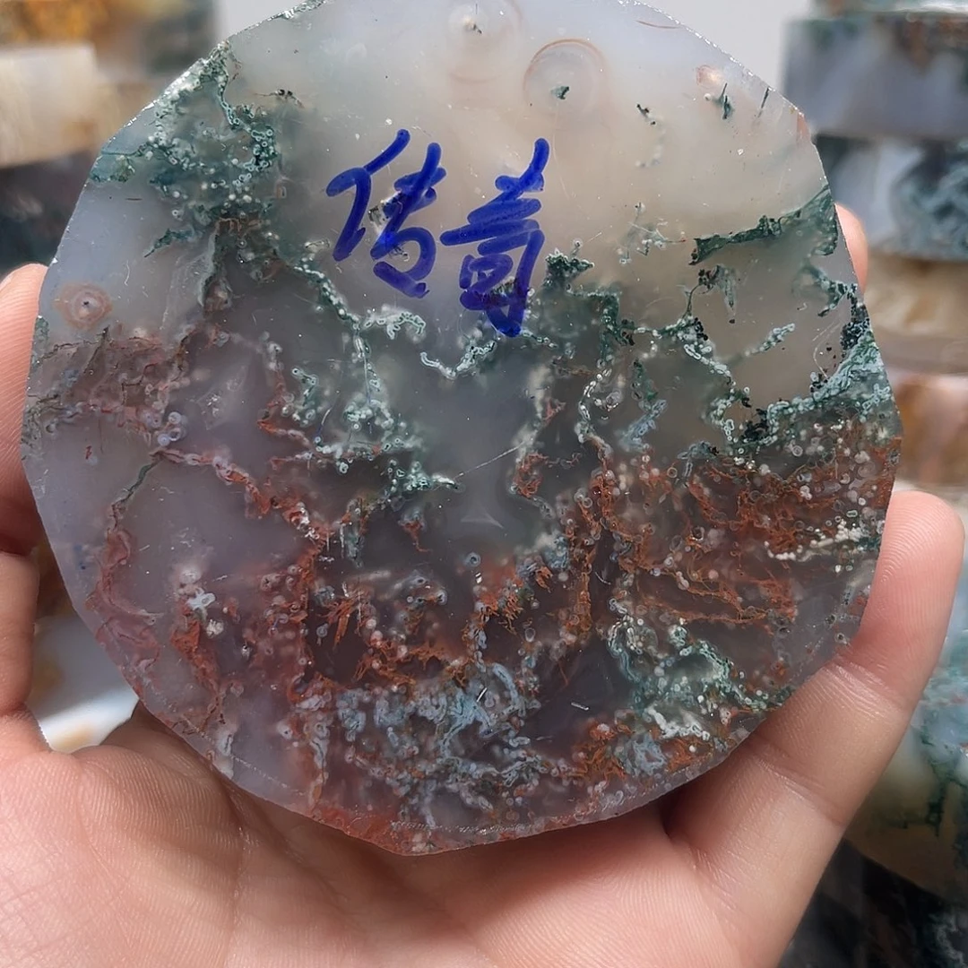 舞***奇定制玛瑙定制水草玛瑙手镯