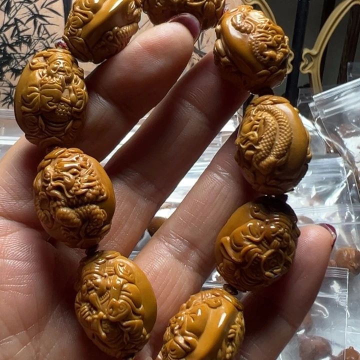 手串/手链橄榄核龙财