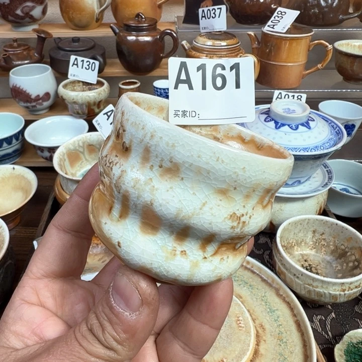 摆件161景德镇手工柴烧茶器