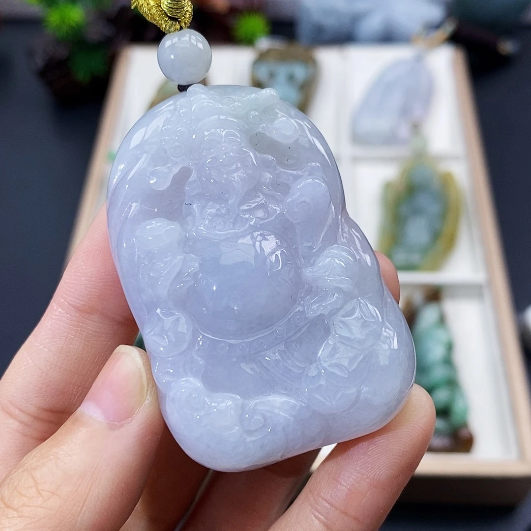 颈饰未镶嵌翡翠缅甸翡翠a货