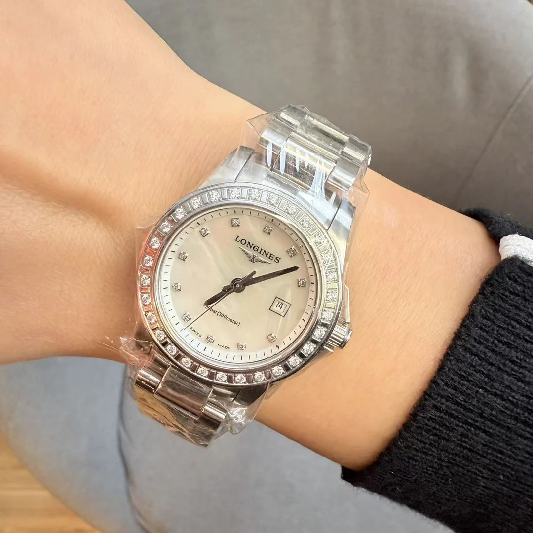 95新 Longines/浪琴 石英.29.5mm,精钢.251110002
