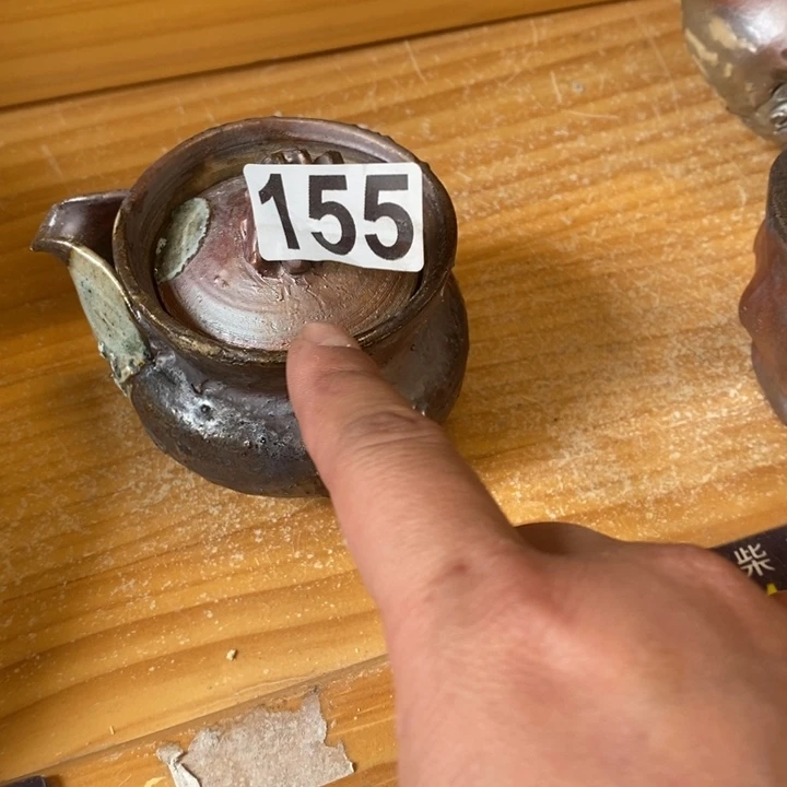 杯柴烧的茶壶家用