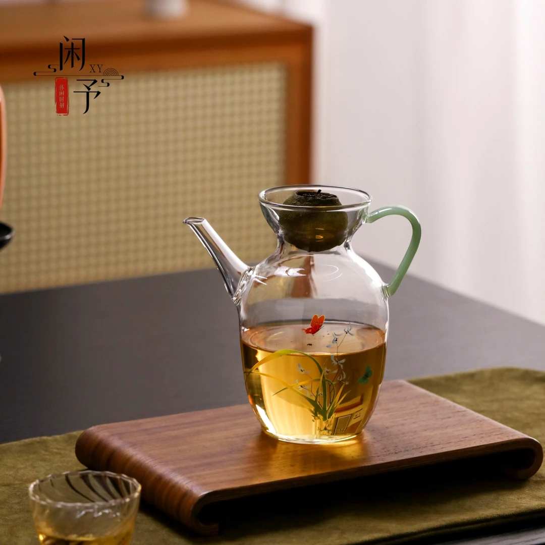泡茶茶具公道杯玻璃杯透明茶水分离玻璃壶过滤耐热加厚创意手工