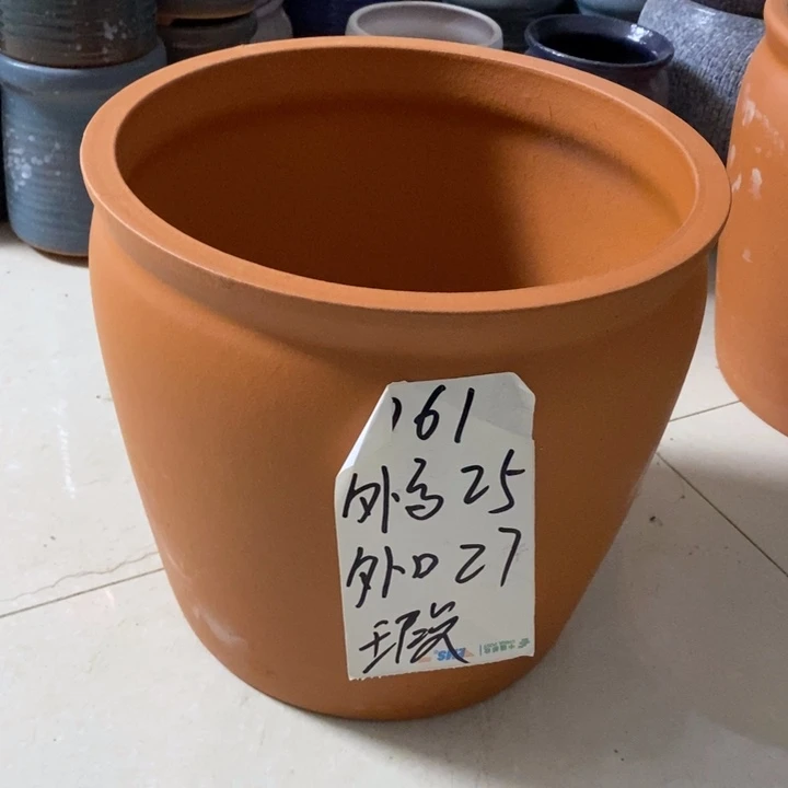 粗陶红陶绿植花盆761