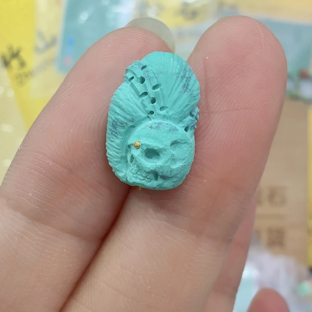 未镶嵌绿松石珠宝奇石