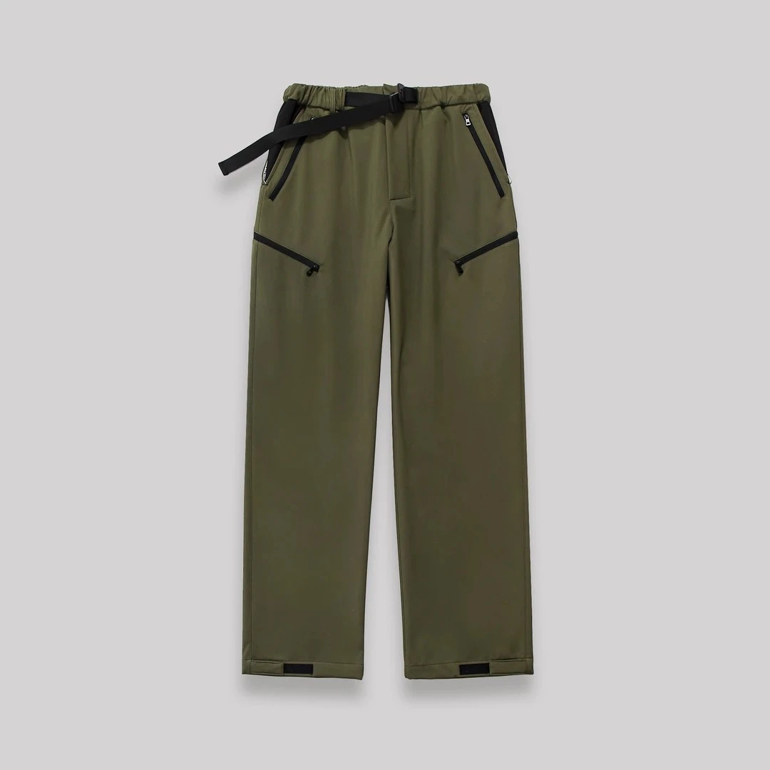 MIN SAN JIN 爆款！！大口袋!秋冬男女款户外休闲百搭磨毛直筒长裤