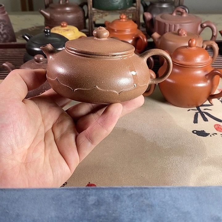 茶壶段泥紫砂的微瑕