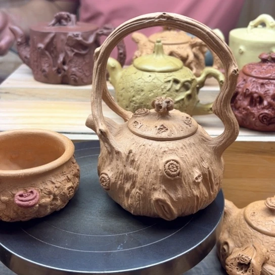 茶壶紫砂全手工制作