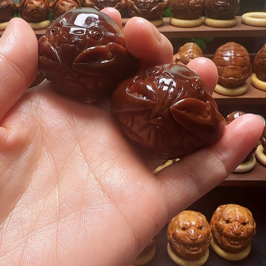 橄榄核手串/手链普****训螃蟹一对