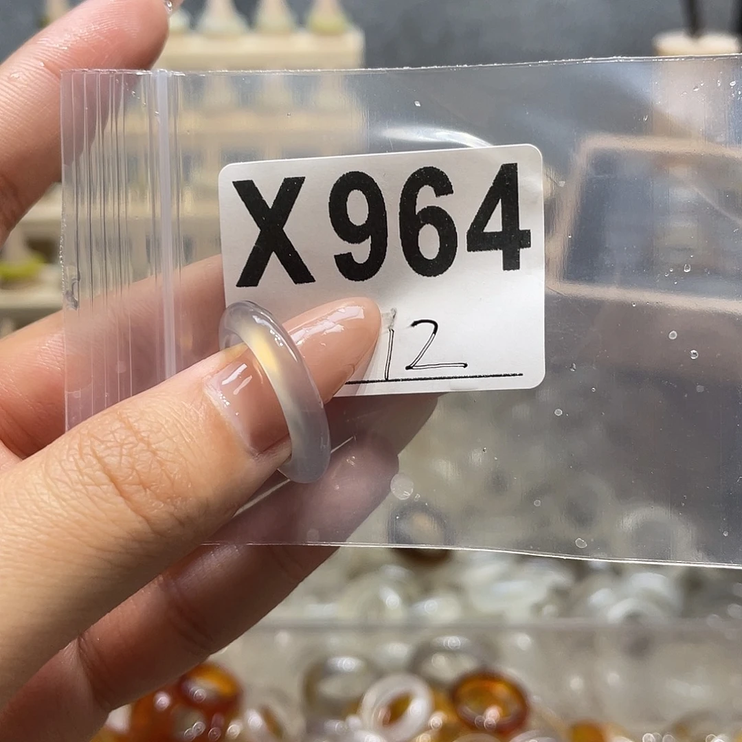 玛瑙/玉髓未镶嵌戒指964