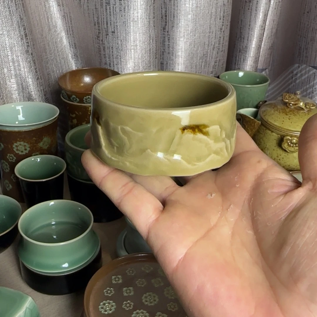 小金茶器青瓷茶具