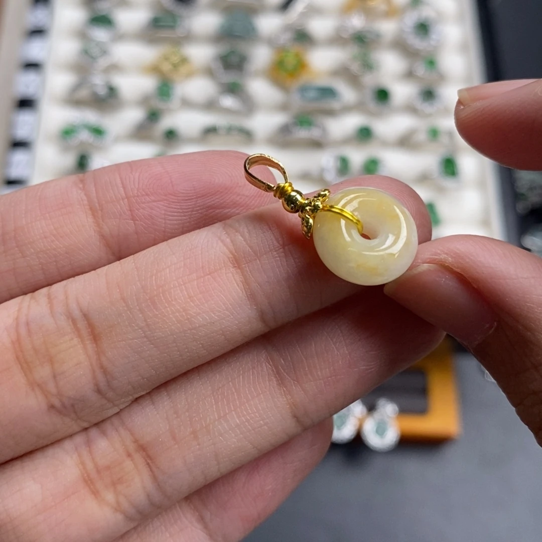 未镶嵌挂件翡翠翡翠
