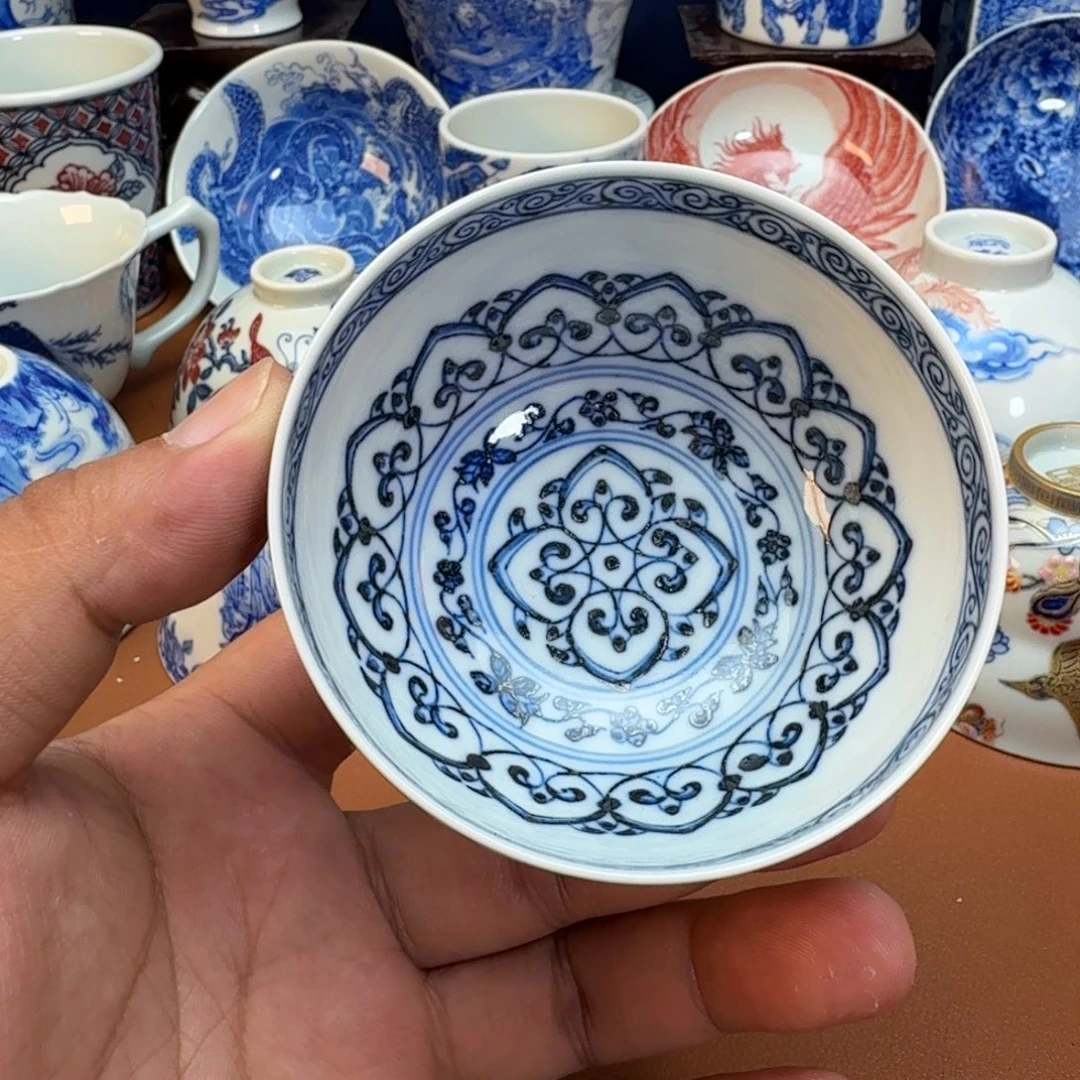 杯子景德镇全手工手绘陶瓷