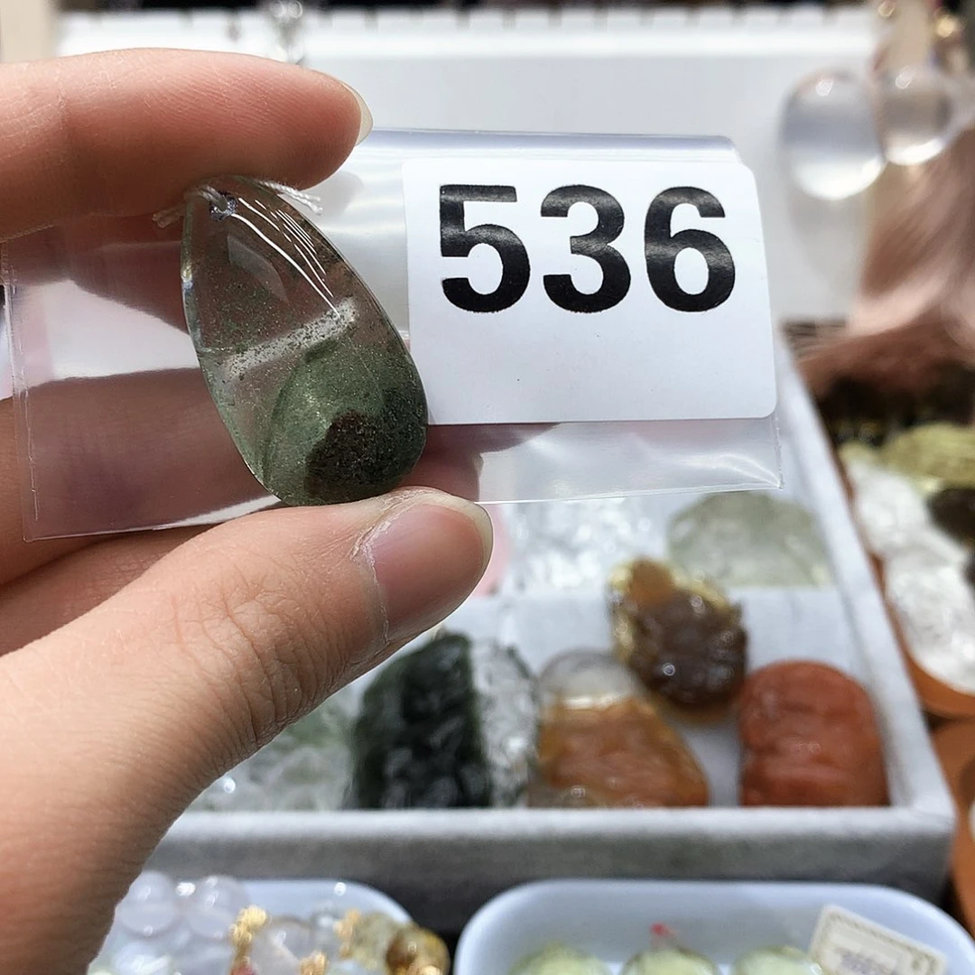 水晶颈饰未镶嵌挂件