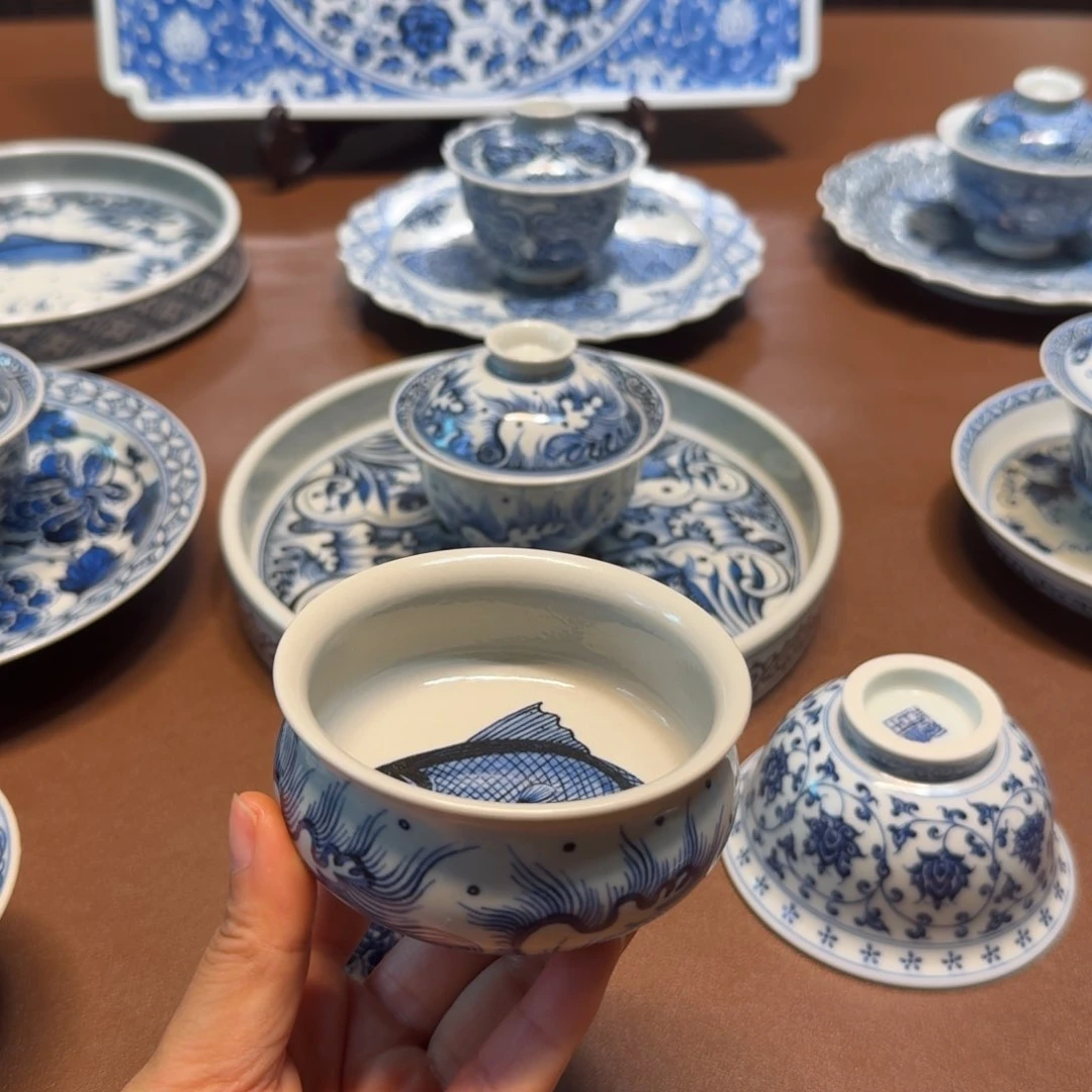 手工手绘茶具主人杯