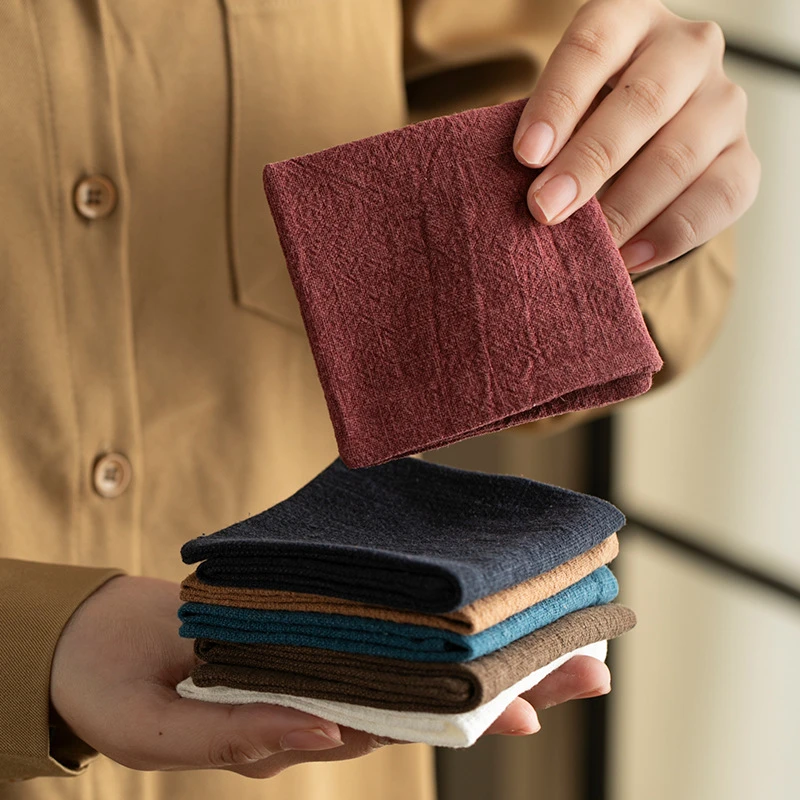 【安安同款】禅意苎麻茶巾