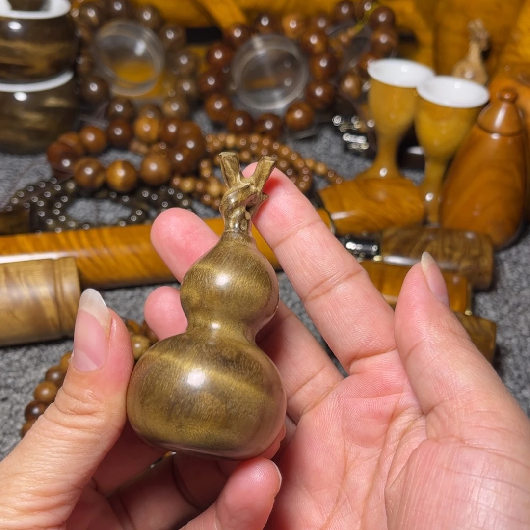 金丝楠阴沉木葫芦花纹