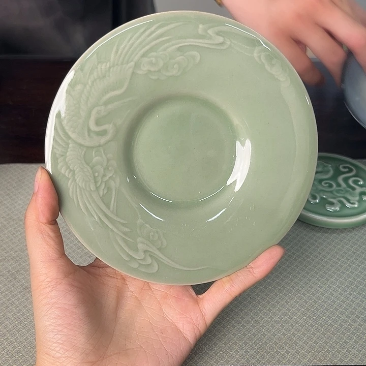 龙泉云间青瓷小米茶器
