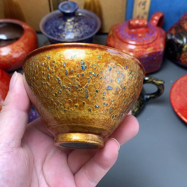 茶盏建盏大漆，全手工制作