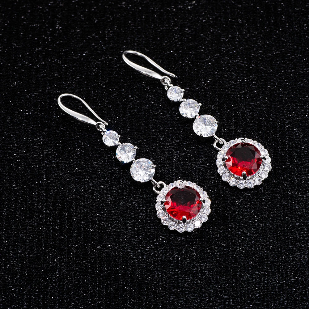 s925银 圆影栖霞 云垂千色 耳钩 SE0002