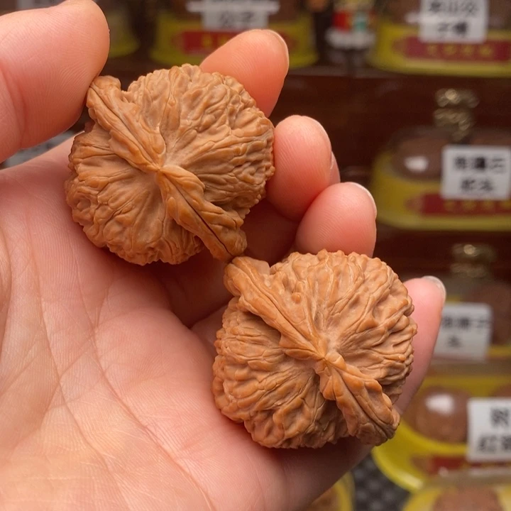 吊坠文玩核桃白狮子42