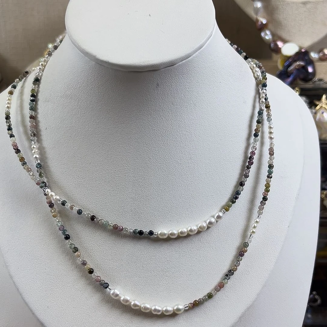 淡水珍珠项链未镶嵌【纯恬】多样性发货
