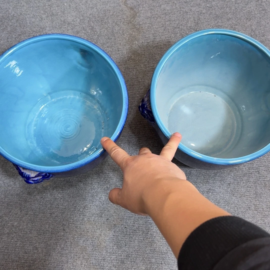 我***雄全手工全手绘陶瓷