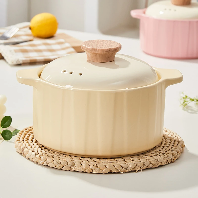 釉下彩砂锅煲汤家用燃气炖锅日韩式汤锅陶瓷耐高温煤气灶煲汤砂锅