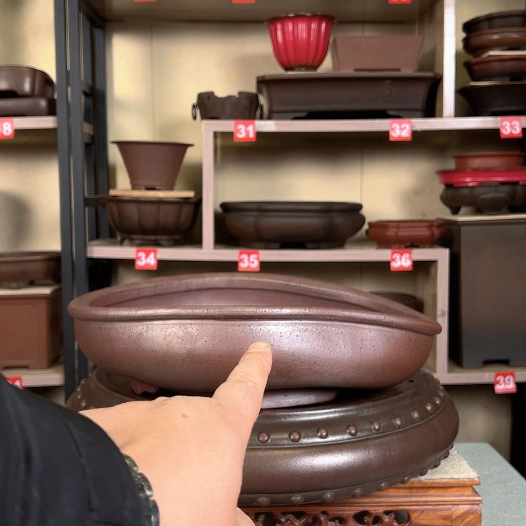 鹤***曹紫砂花盆异形盆5868888898899