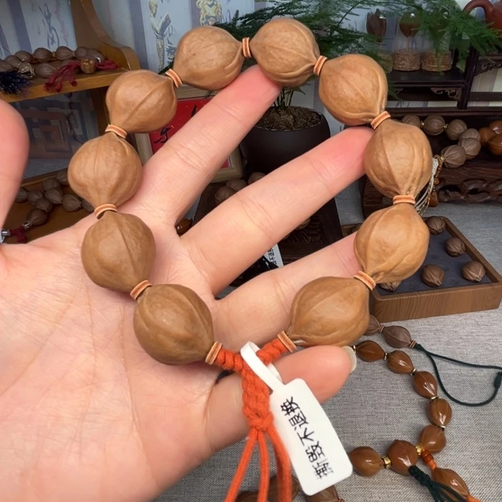 幸***星橄榄核手串/手链梅林铁核2.0*2.6