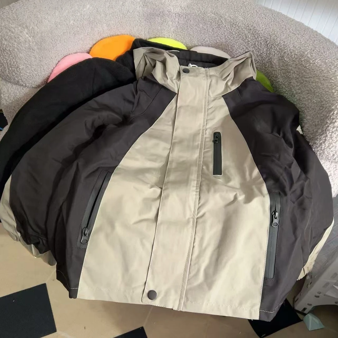 GG932 儿童春秋冲锋衣外套两件套 不加厚