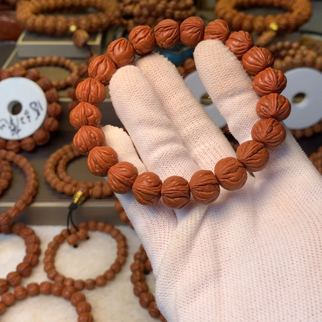 手串桃核秦岭龙纹