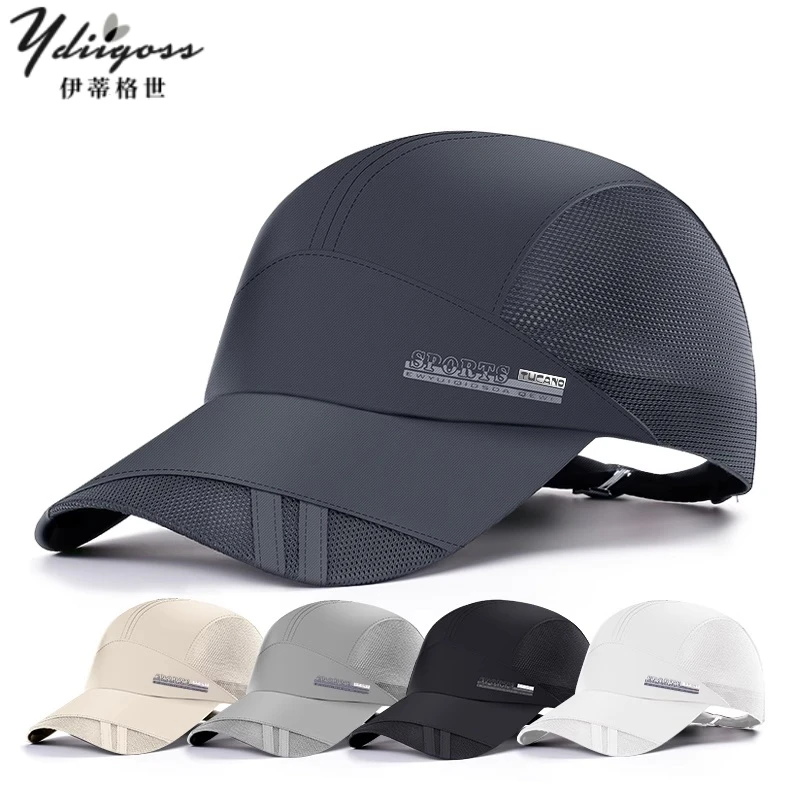 YDIIGOSS鸭舌帽夏季速干透气网眼薄款抗紫外线徒步旅行防晒棒球帽